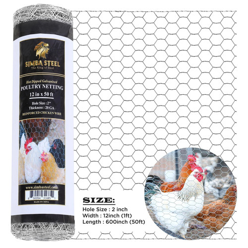 1ft galvanized poultry - x, ft